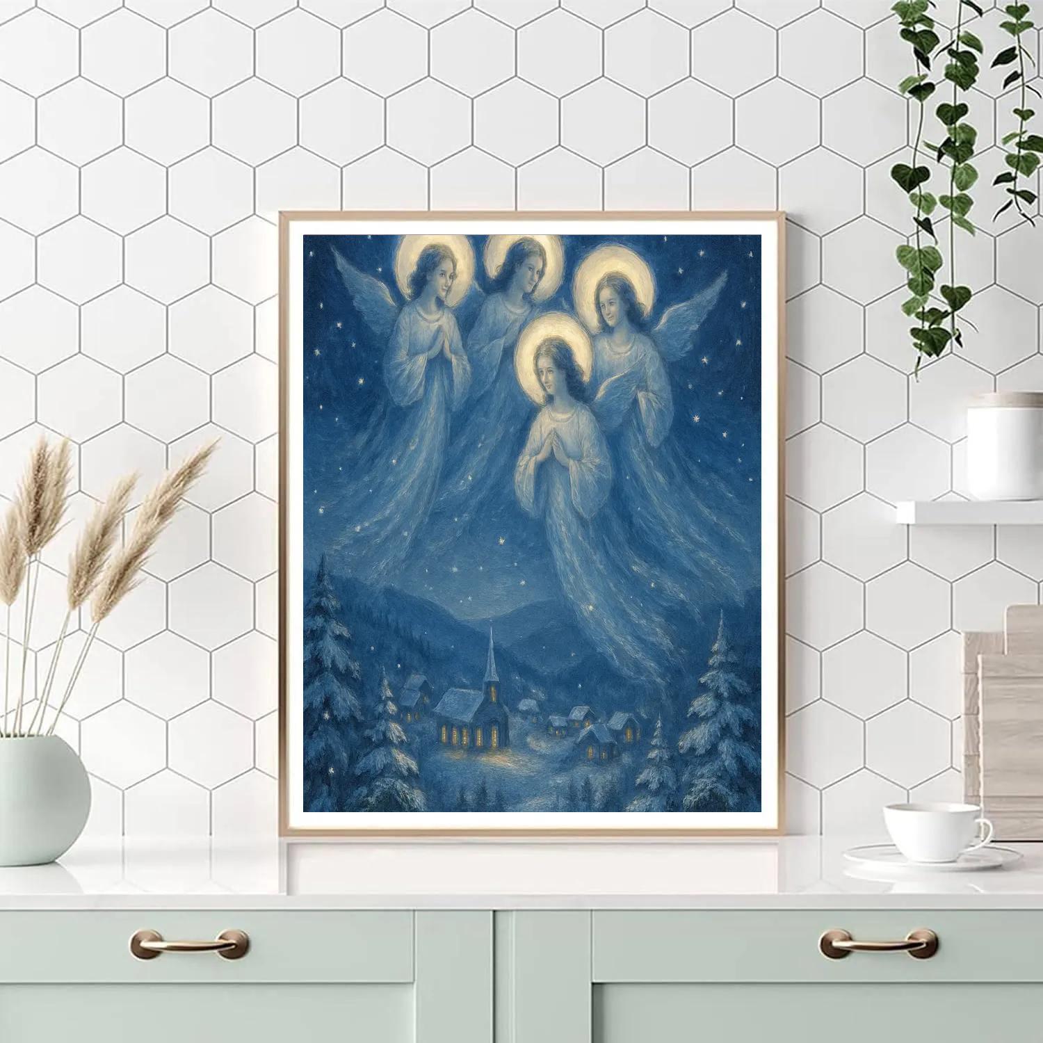 Starlight Choir Of Angels Paint by numbers kits