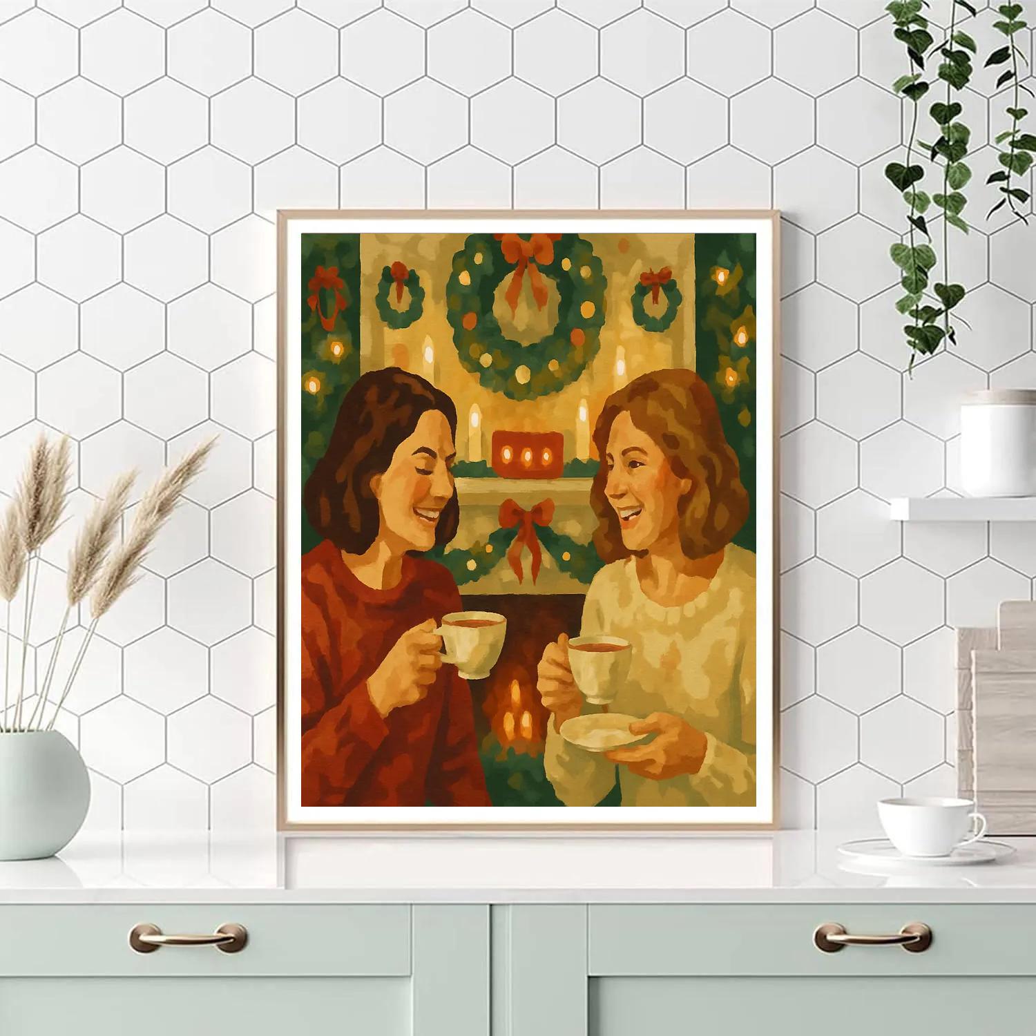 Midwinter Tea Paint by numbers kits
