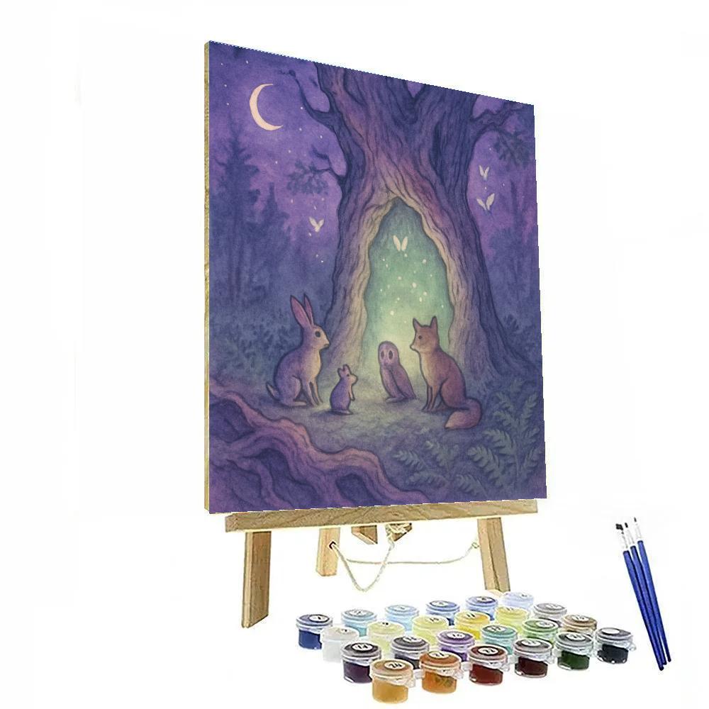 Nocturne Of The Hollow Oak Paint by numbers art
