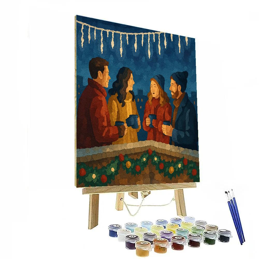 Icicle Stringlights paint by numbers