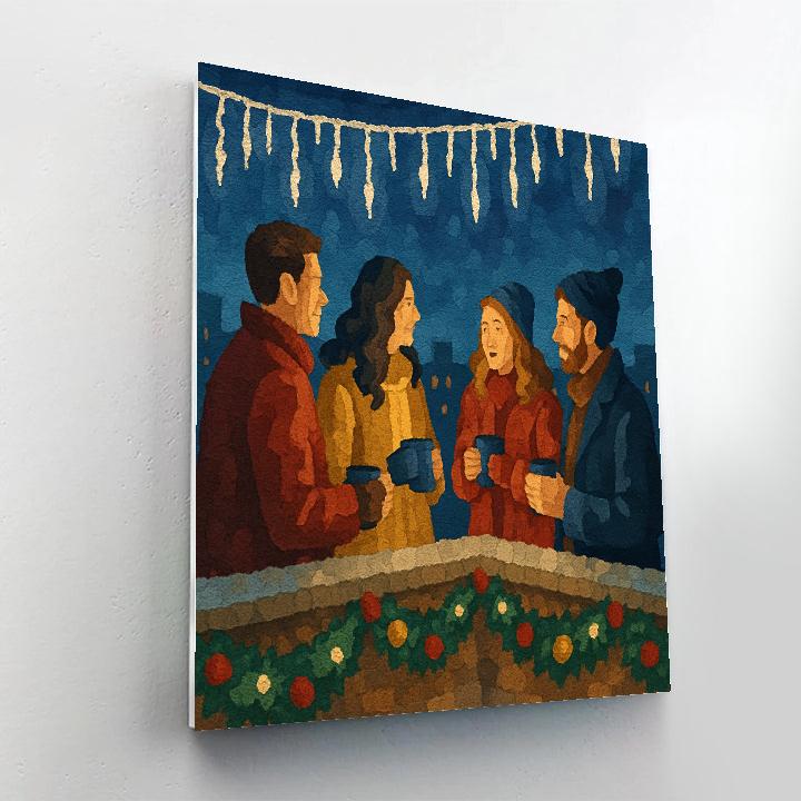 Icicle Stringlights paint by numbers