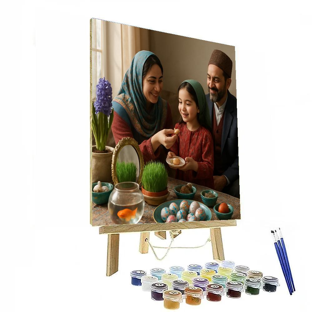 Nowruz Haft Seen Table Painting by numbers kit