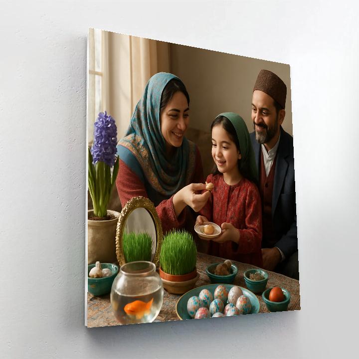 Nowruz Haft Seen Table Painting by numbers kit