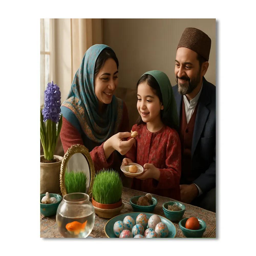 Nowruz Haft Seen Table Painting by numbers kit