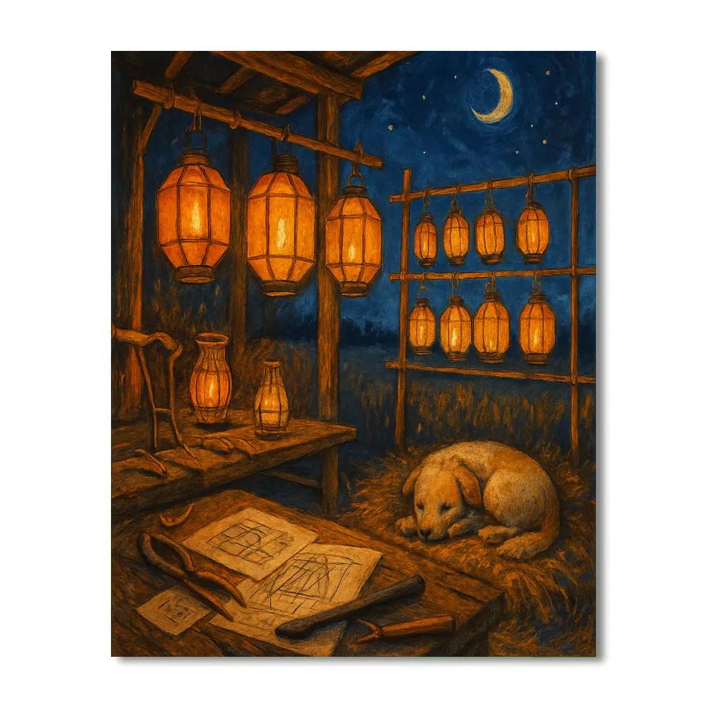 The Lanternmakers Field Numbered painting kits