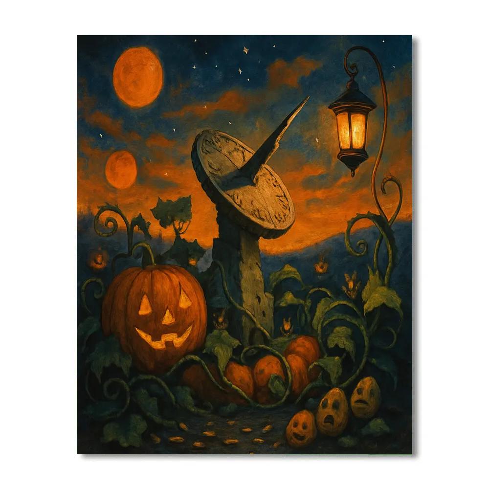 The Harvest Sundial Painting by numbers kit