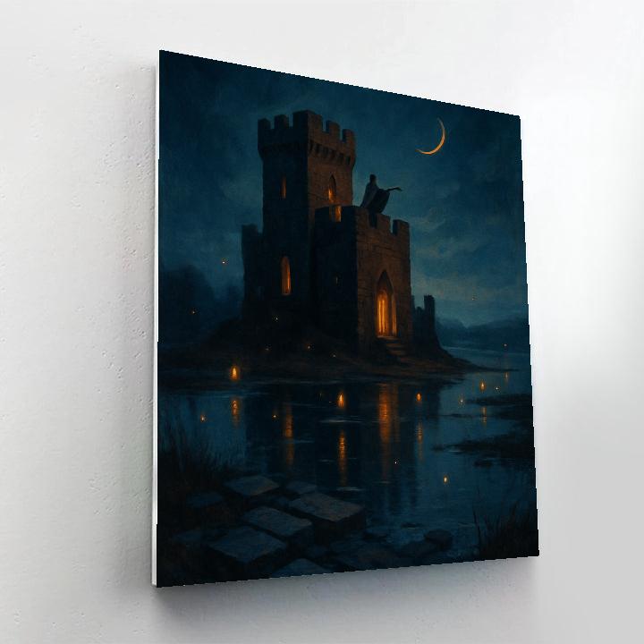 Lantern Keep At Drowned Moors painting number kit