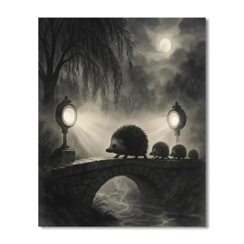 Foglamp Crossing paint by number