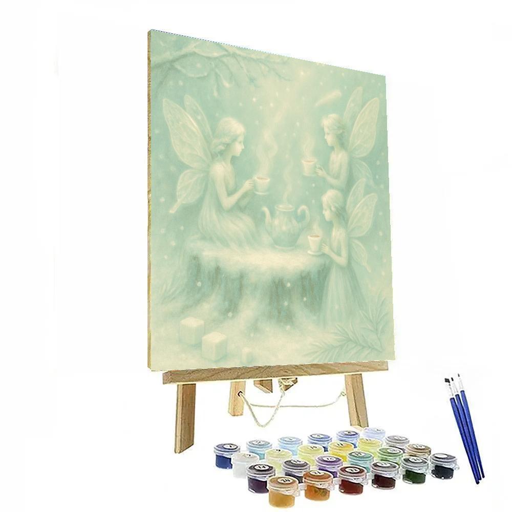Frost Fairy Tea Party DIY paint by numbers