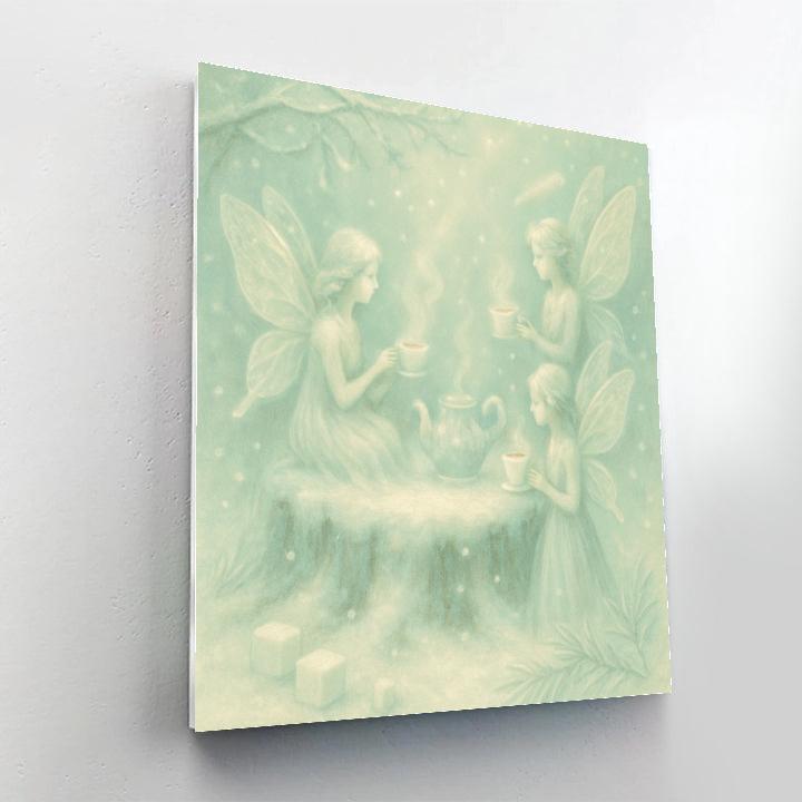 Frost Fairy Tea Party DIY paint by numbers
