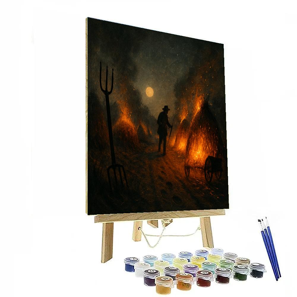 The Emberfarmers Lane paint by color