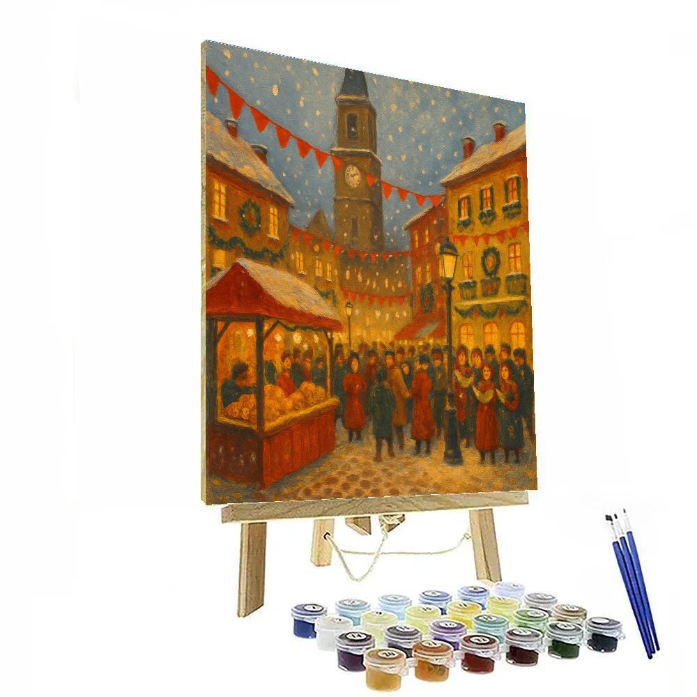 Old Town Bell Tower Festival DIY paint by numbers