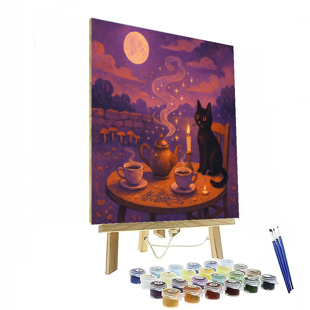 The Witchs Tea Garden Number painting