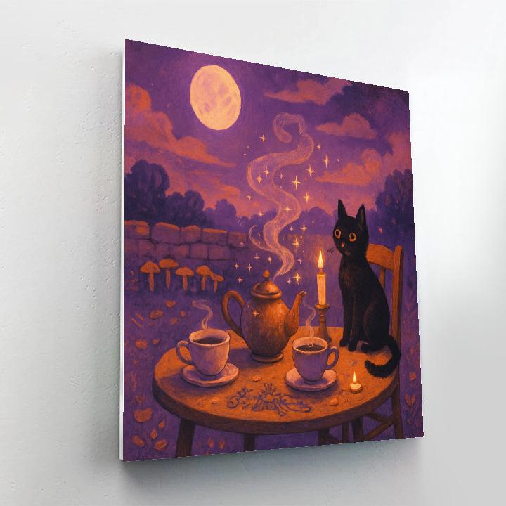 The Witchs Tea Garden Number painting