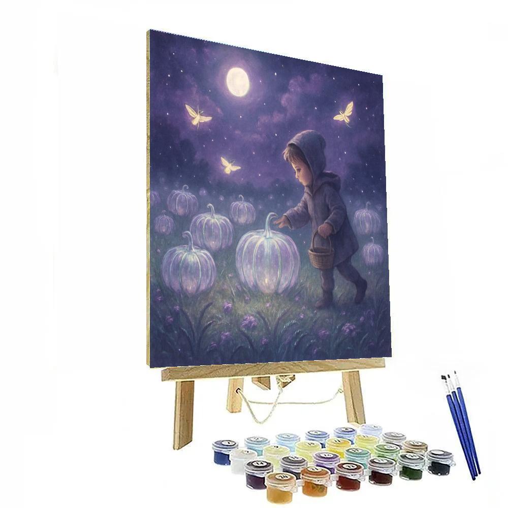 The Glass Pumpkin Meadow Numbered painting kits