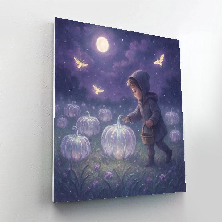 The Glass Pumpkin Meadow Numbered painting kits