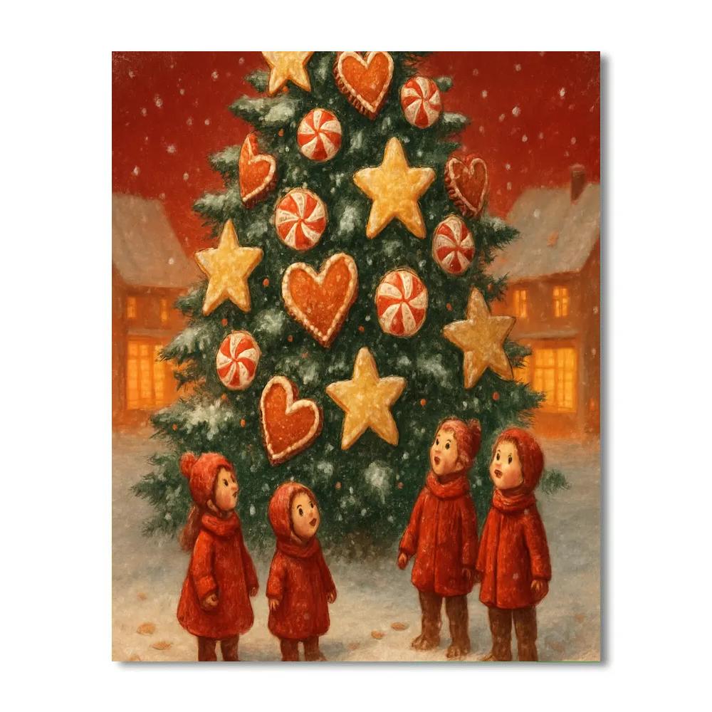 Beneath The Candy Fir paint by numbers