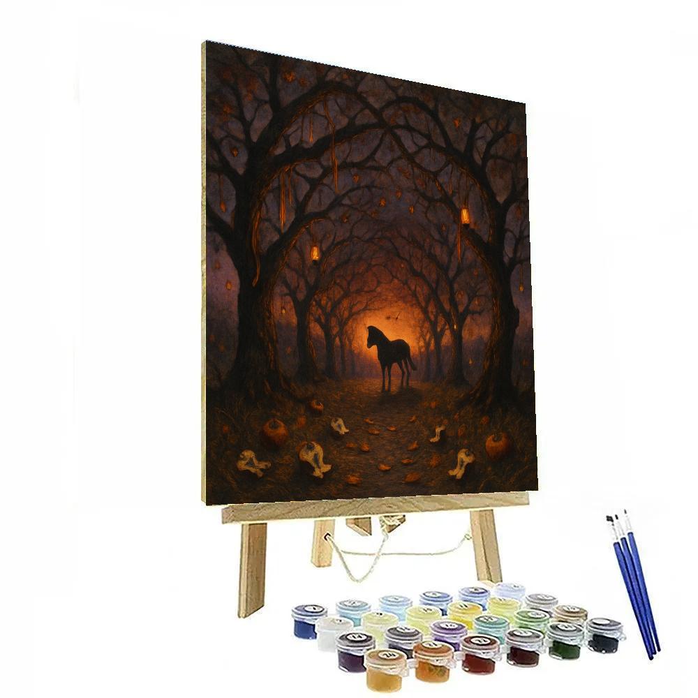 The Harrowed Orchard Road Painting by numbers kit