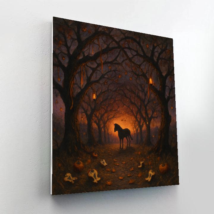 The Harrowed Orchard Road Painting by numbers kit