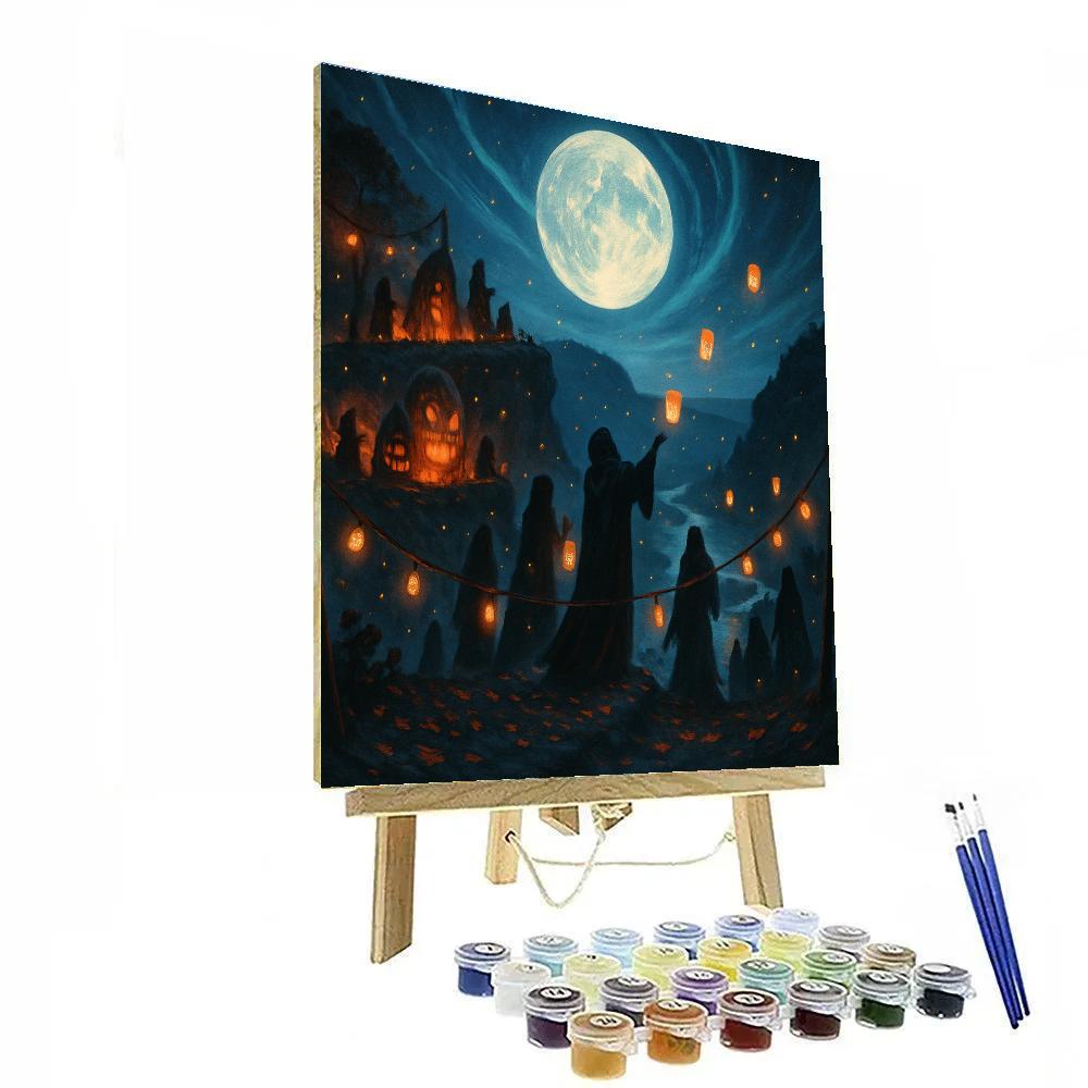 The Hollow Lantern Festival Number painting