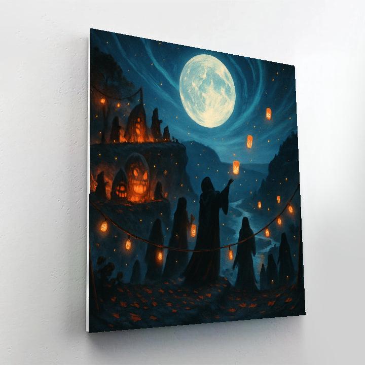 The Hollow Lantern Festival Number painting