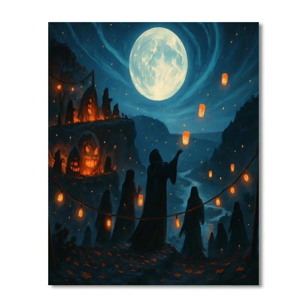 The Hollow Lantern Festival Number painting