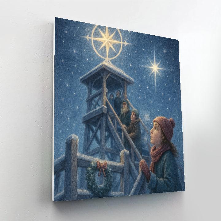 North Star Watchtower painting number kit