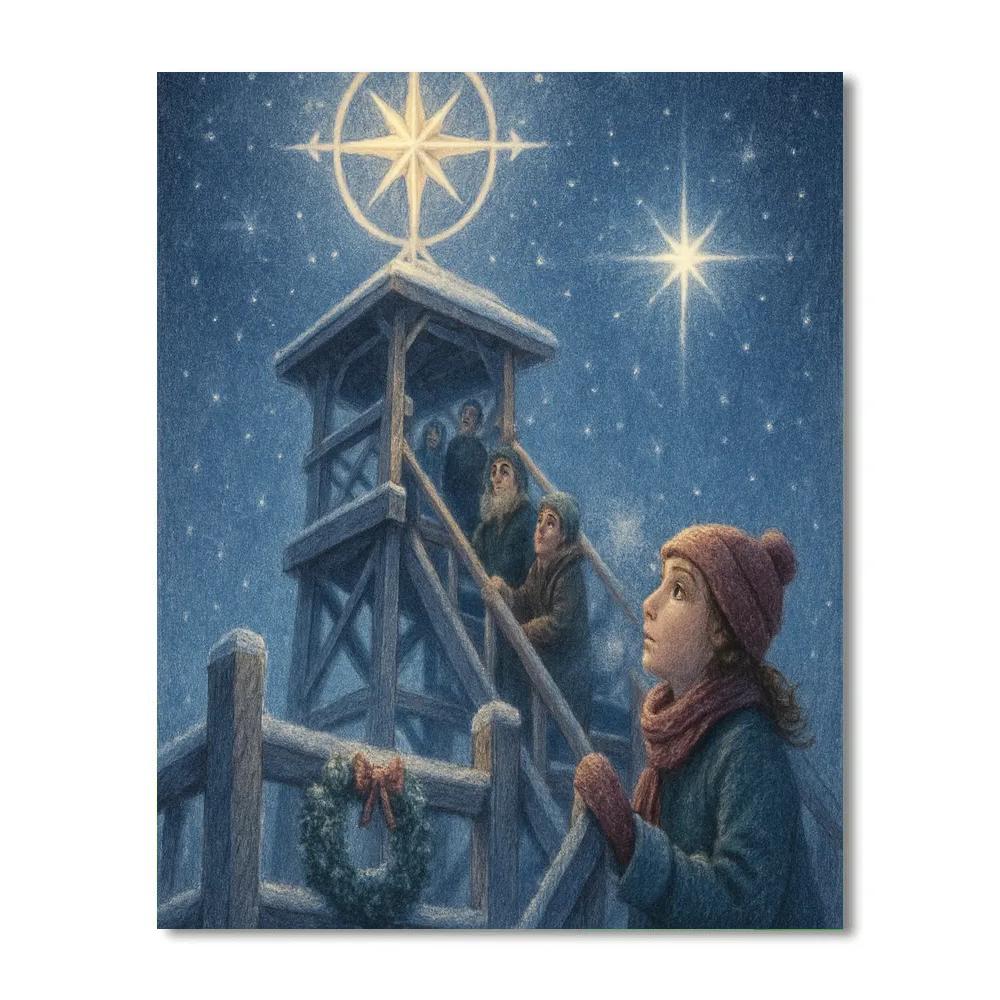 North Star Watchtower painting number kit
