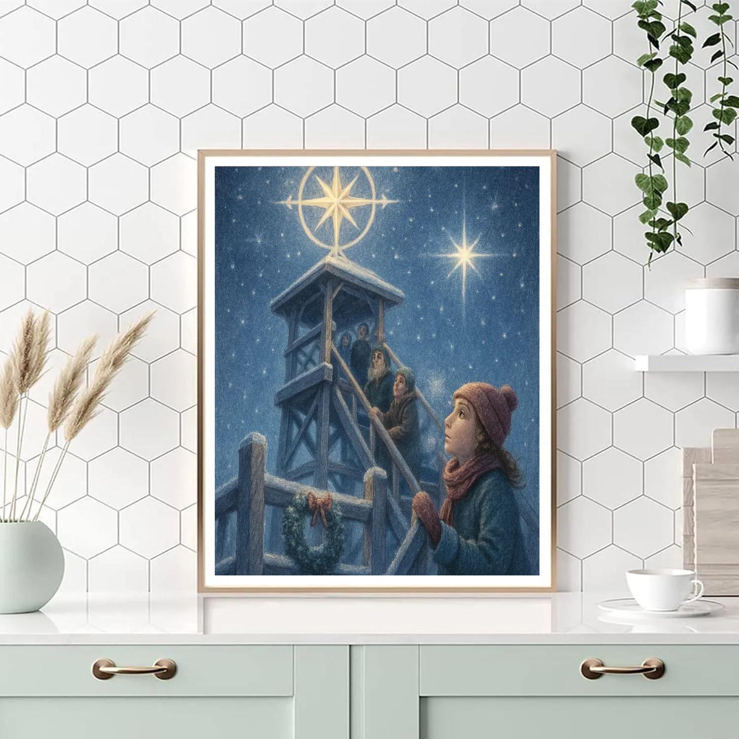North Star Watchtower painting number kit