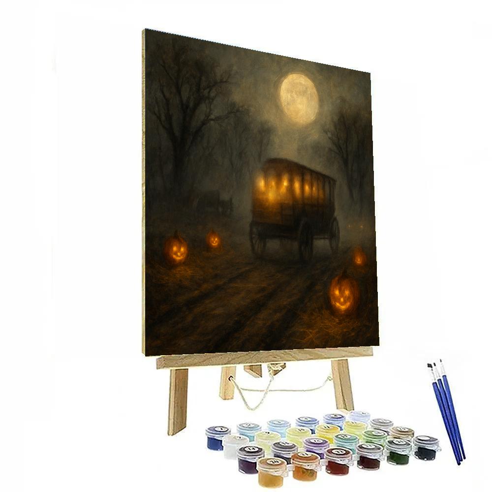The Phantom Hayride Route DIY paint by numbers