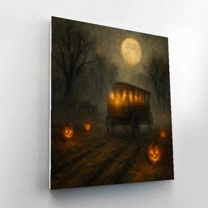 The Phantom Hayride Route DIY paint by numbers