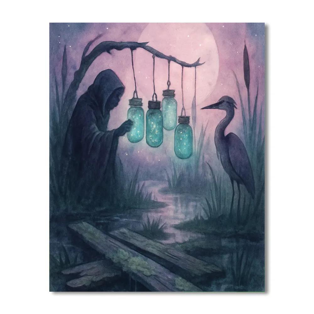 The Lanternkeepers Fen Paint by numbers art