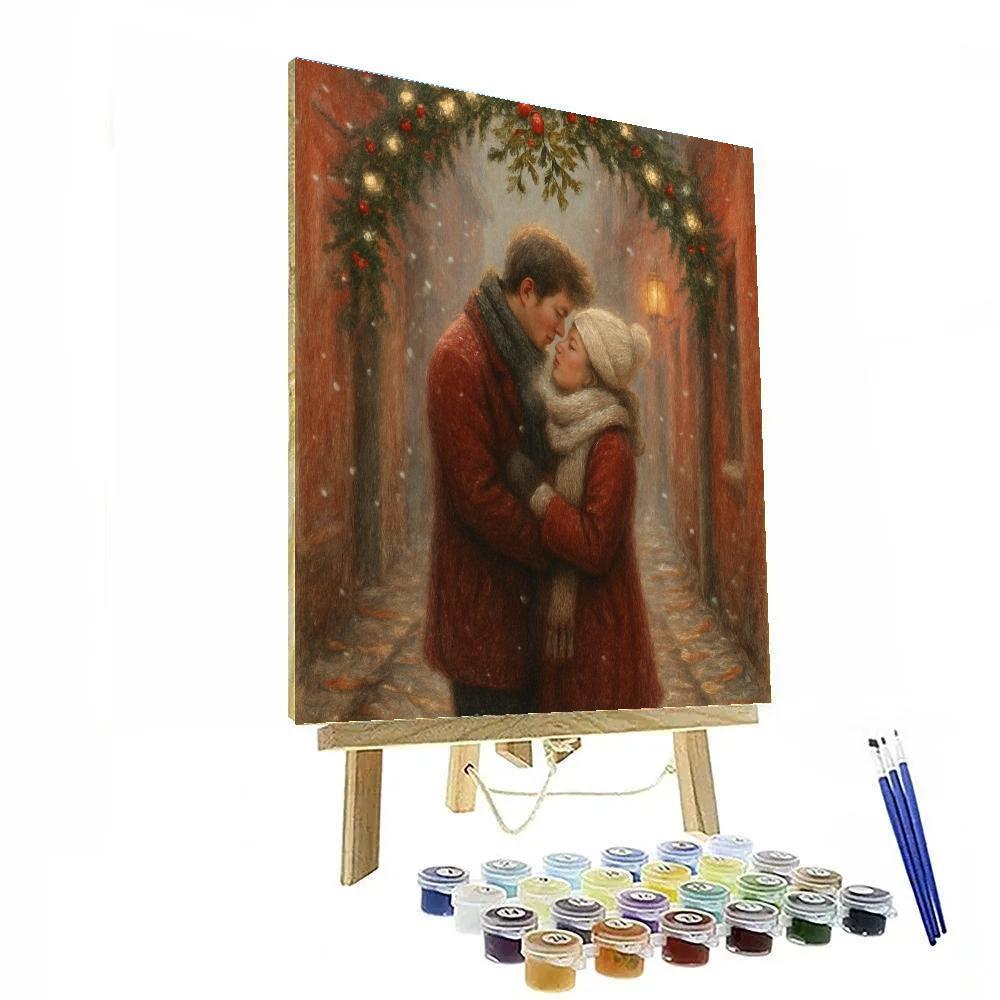 Mistletoe Alley Embrace Numbered painting kits