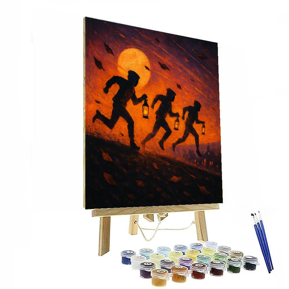 The Lantern-Run Ridge Race Numbered painting kits