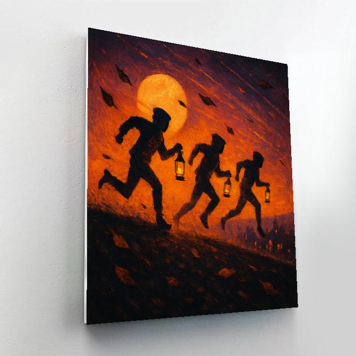 The Lantern-Run Ridge Race Numbered painting kits