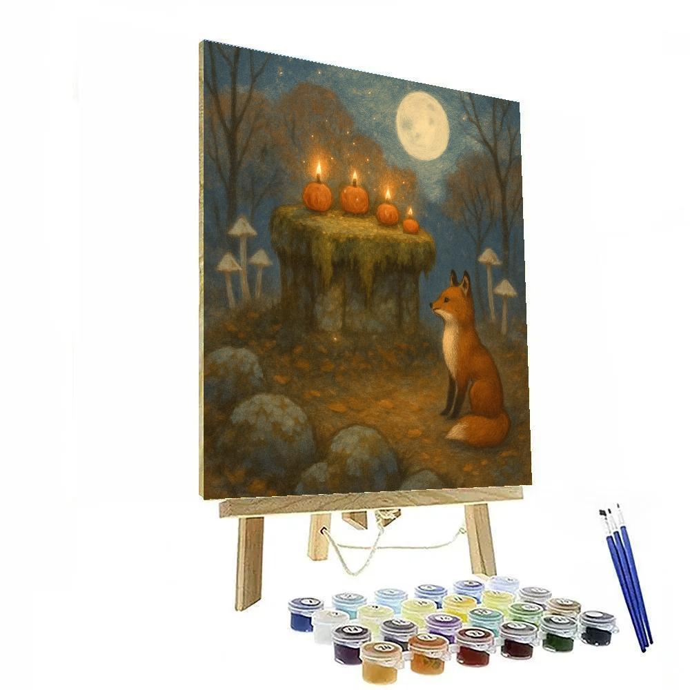 The Moss-Altar Clearing Paint by numbers art