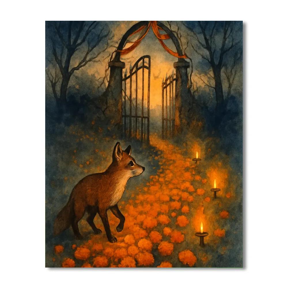 Marigold Path Of Quiet Echoes paint by numbers