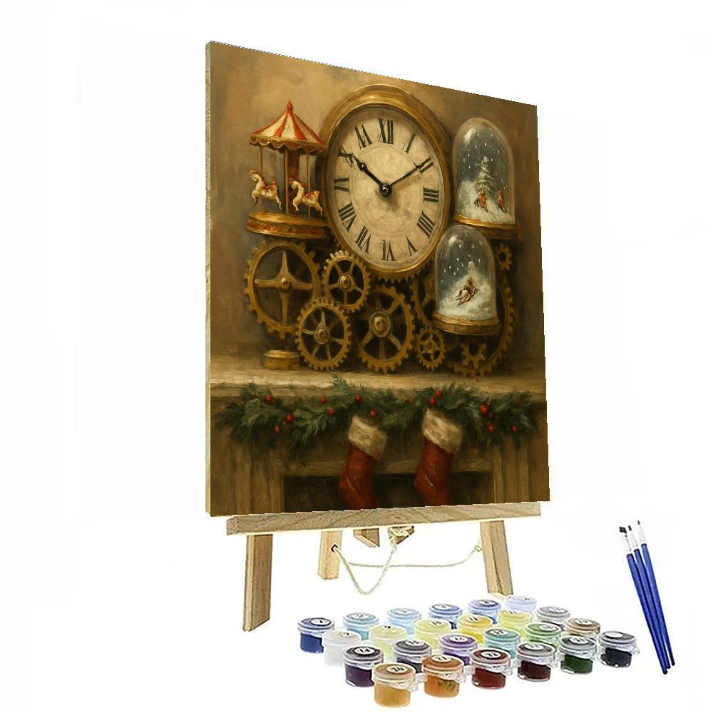 Holiday Hearth Clockwork paint by color