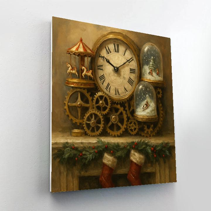 Holiday Hearth Clockwork paint by color