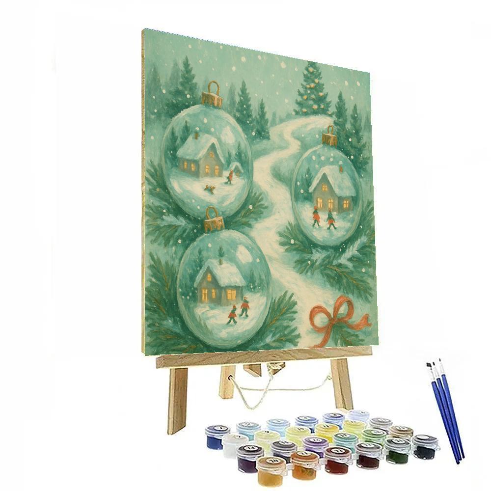 Ornament Garden Path Paint by numbers art