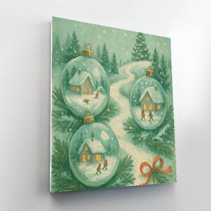 Ornament Garden Path Paint by numbers art