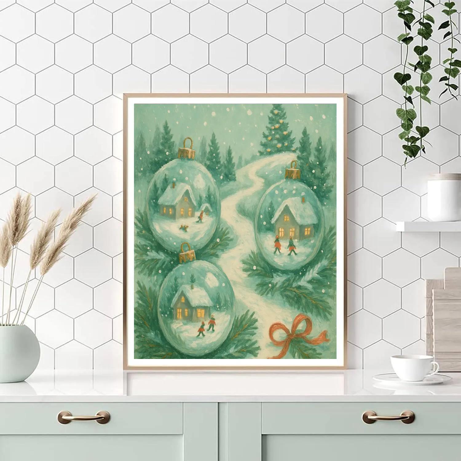 Ornament Garden Path Paint by numbers art