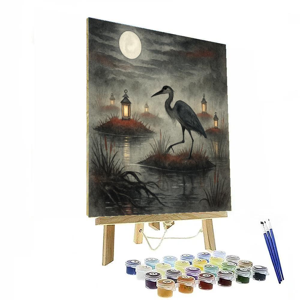 The Silvered Marsh Lanterns paint by color