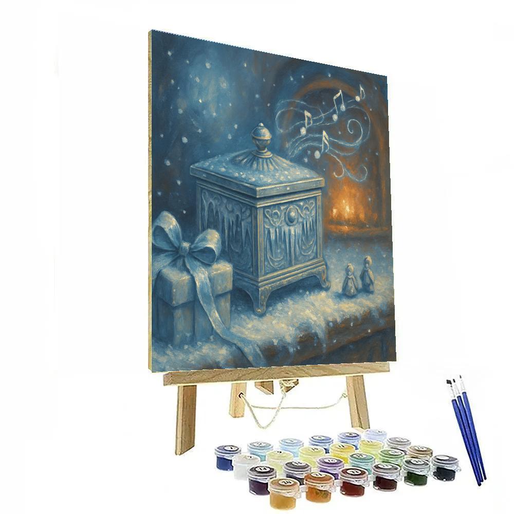 Icicle Music Box paint by numbers