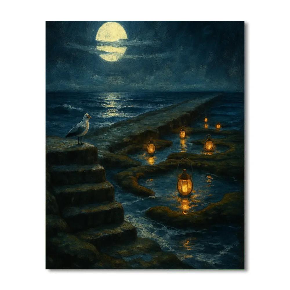 The Lantern-Tide Causeway paint by color