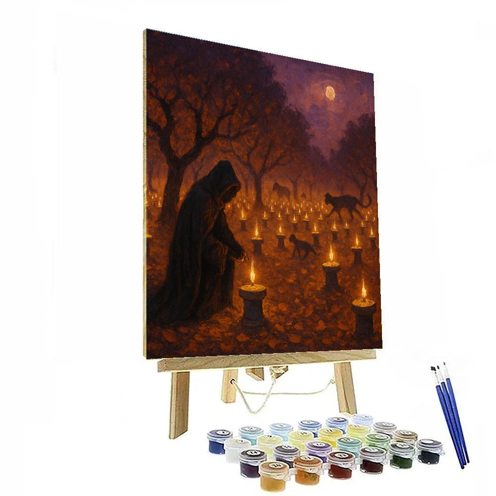 Shadow Orchard Of The Hundred Wicks Paint by numbers kits