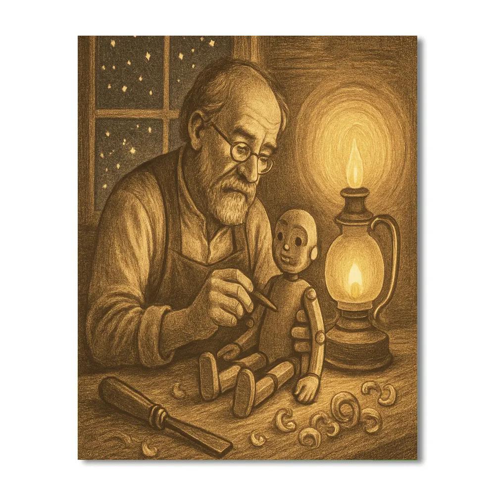 Toymakers Midnight Lantern Paint by numbers kits