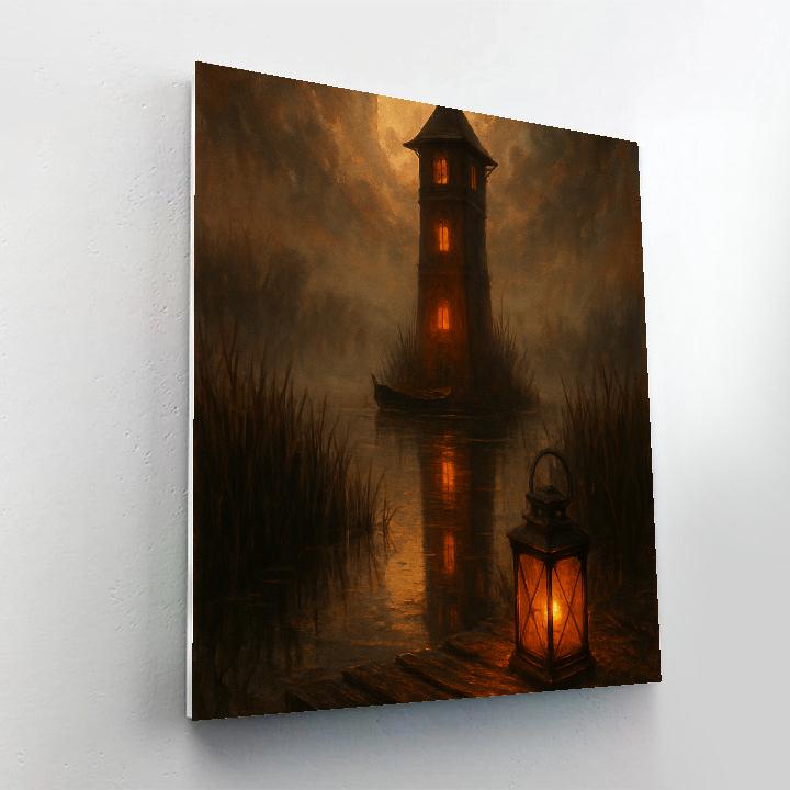 Glimmer Fen Watchtower paint by numbers