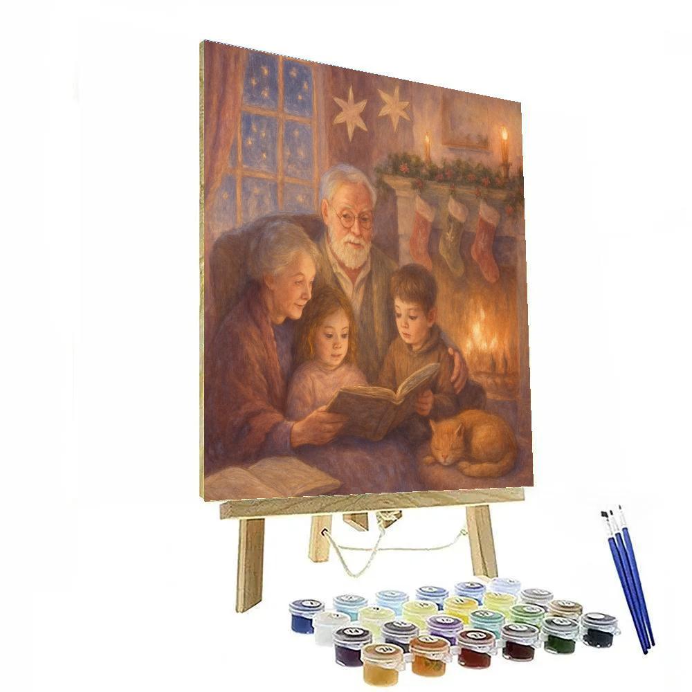 Hearthside Reading Of Snow Tales paint by color
