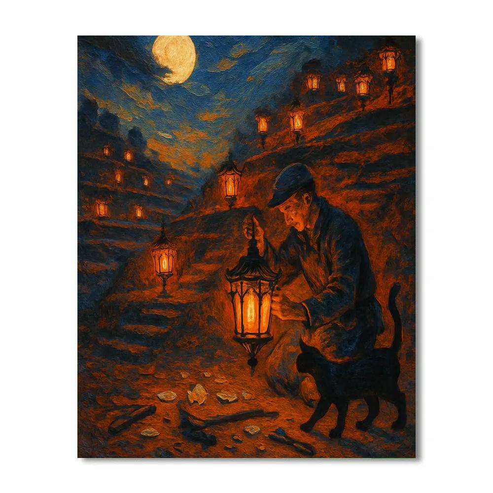 The Lanternwrights Terrace Numbered painting kits